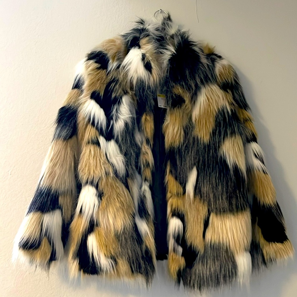 Michael Kors Faux Fur Jacket